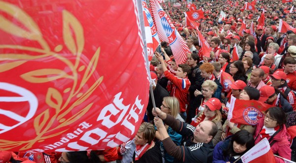 Bayern Múnich celebra título de Bundesliga
